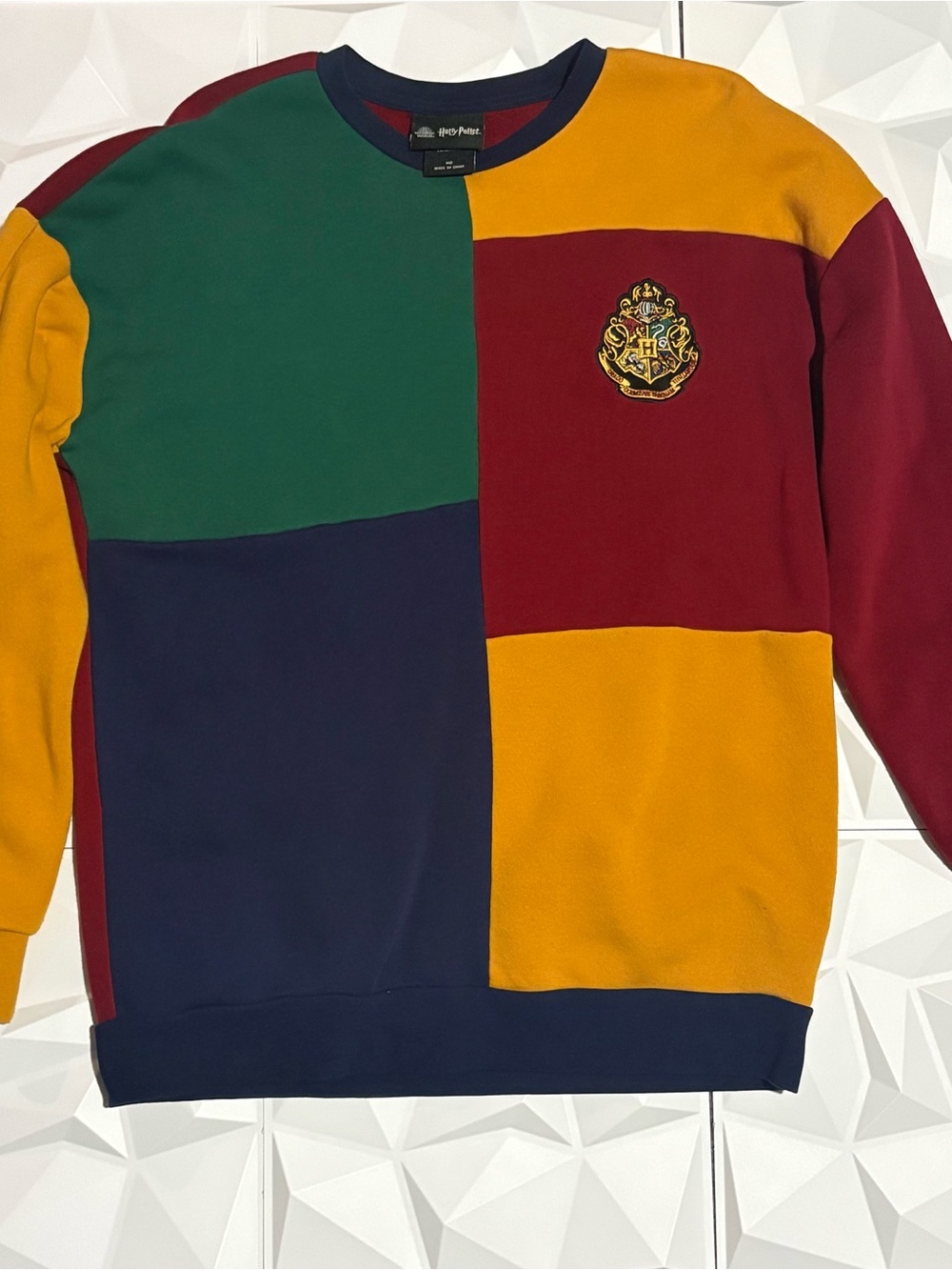 Harry Potter Colorblock Crewneck Sweater -